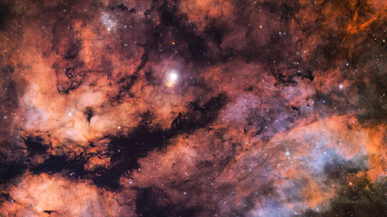 Sadr Region in Cygnus | IC 1318 and Emission Nebula