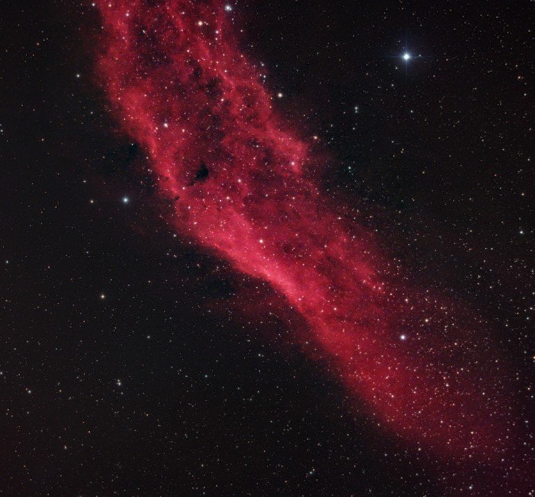 California Nebula Imaged with Modified 450D