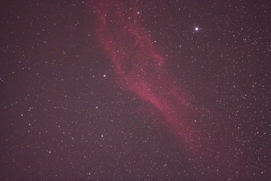 NGC 1499 Photo with DSLR Camera