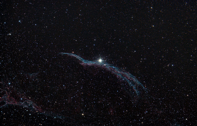 The Western Veil Nebula using a DSLR