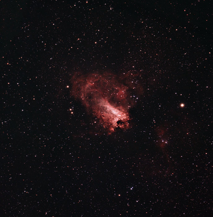 The Omega Nebula - AstroBackyard