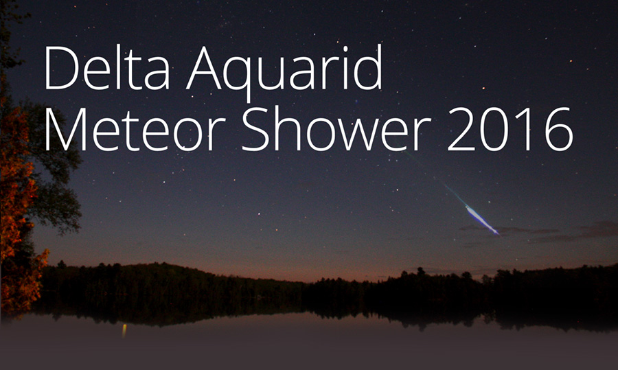 Delta Aquarid meteor shower 2016