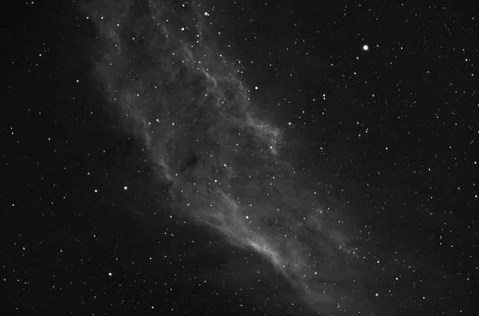 California Nebula in HA