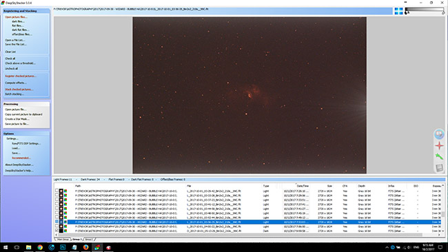 Single H-ALpha Image Frame in DSS