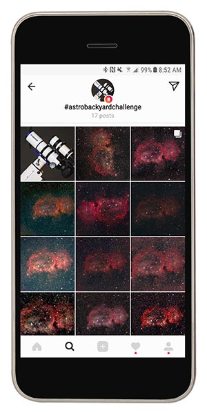 AstroBackyard Challenge on Instagram