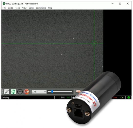 Using a Starlight Xpress Lodestar X2 Autoguider for Astrophotography