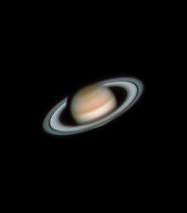Planet Saturn captured in FireCapture