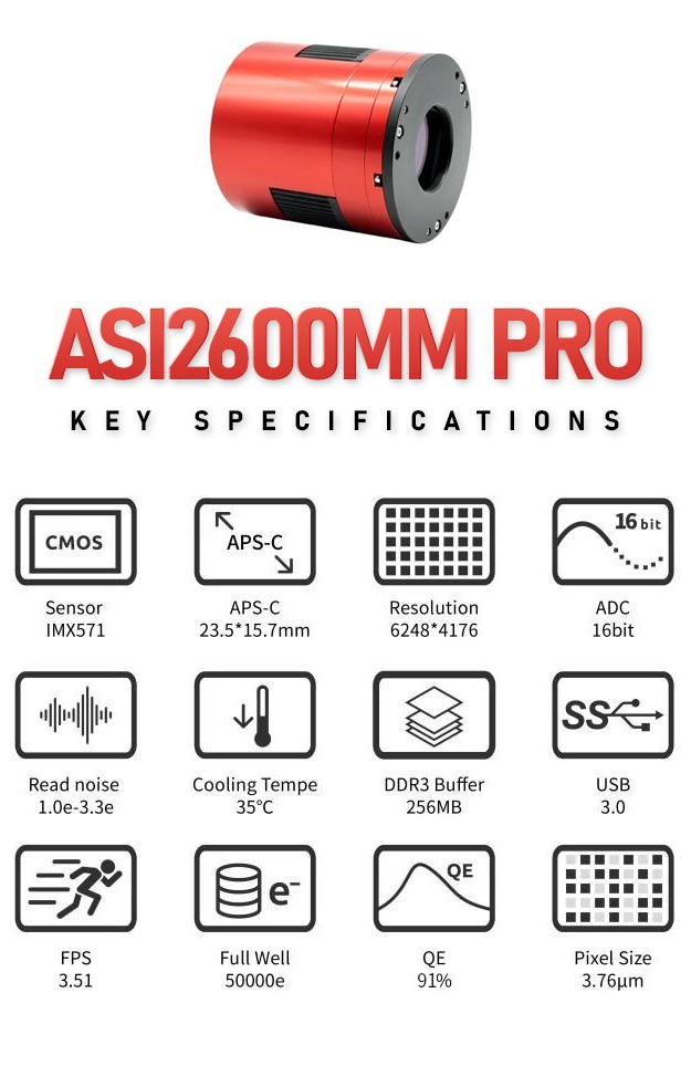 ZWO ASI2600MM Pro