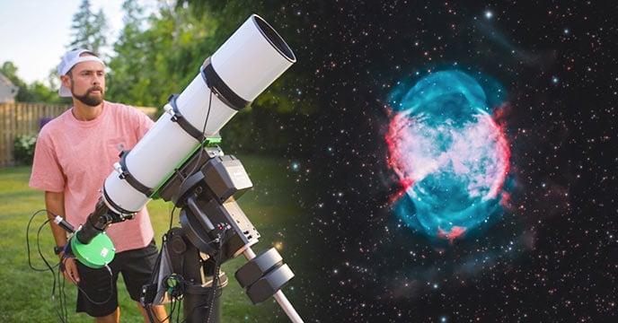 Photograph the Dumbbell Nebula this Summer