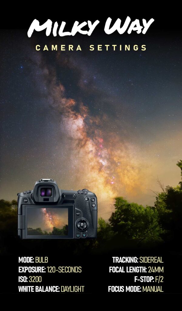 How to Photograph the Milky Way Easy to Follow Camera Settings