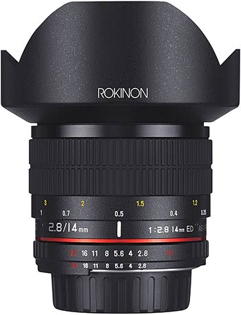 Rokinon 14mm f/2.8 lens