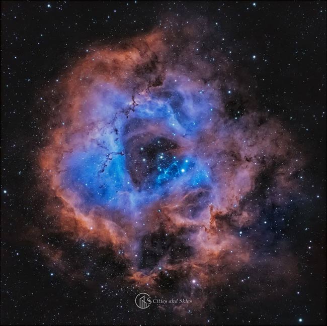 Rosette Nebula by Cities and Skies