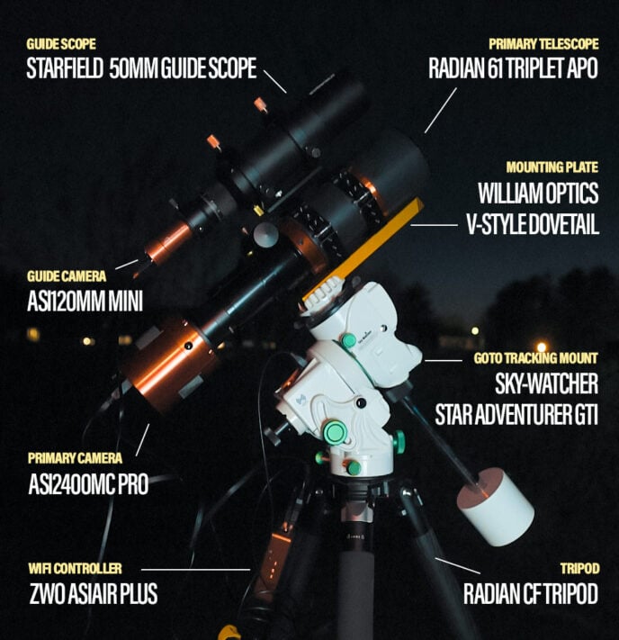 My Latest Portable Astrophotography Build Now with SkyAtlas