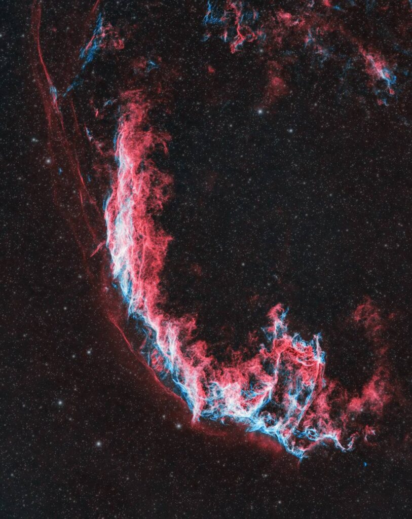 NGC 6992 | Eastern Veil Nebula | Astrophotography Through a Telescope