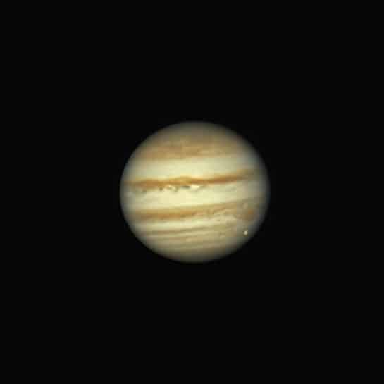 Jupiter through telescope
