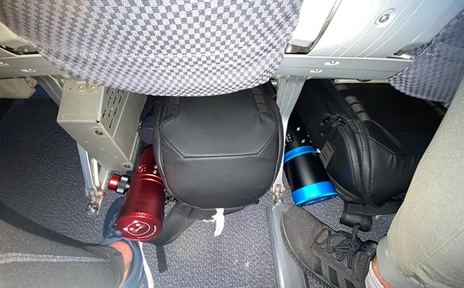 Travelling with a telescope