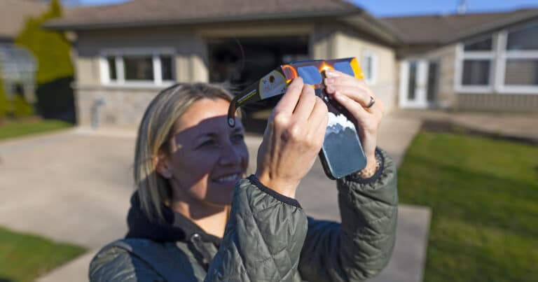How To Safely Photograph the Solar Eclipse with Your Phone