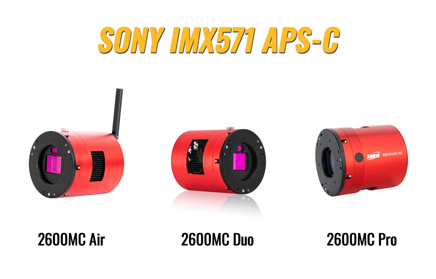 ZWO ASI2600MC cameras
