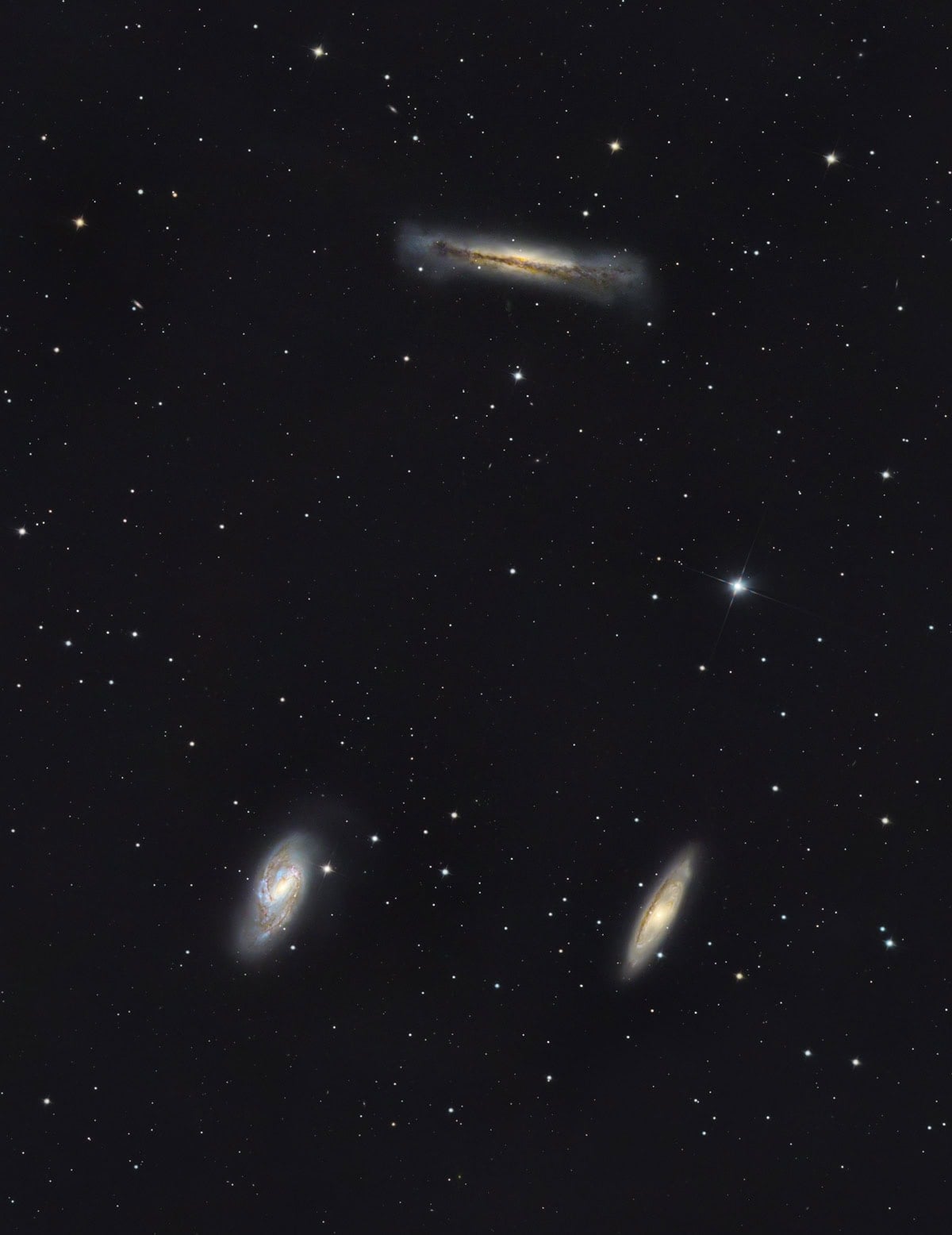 The Leo Triplet