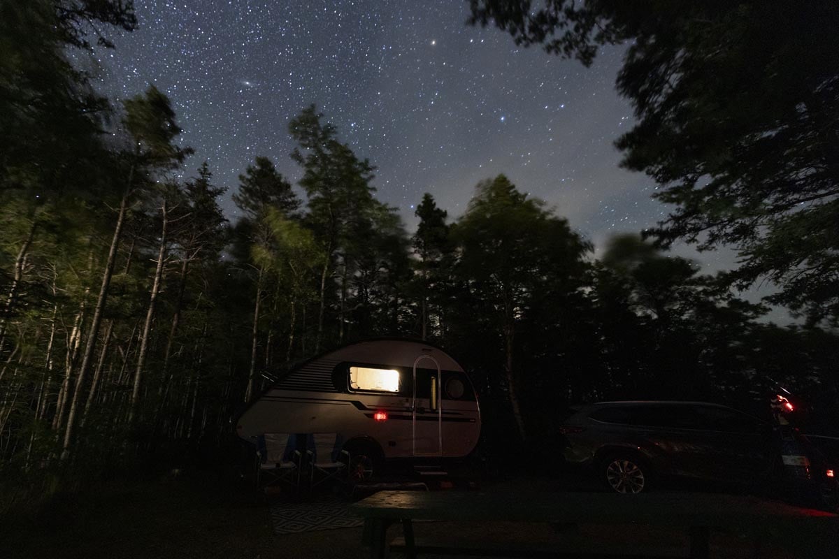 Night Sky At Blow Me Down Provincial Park