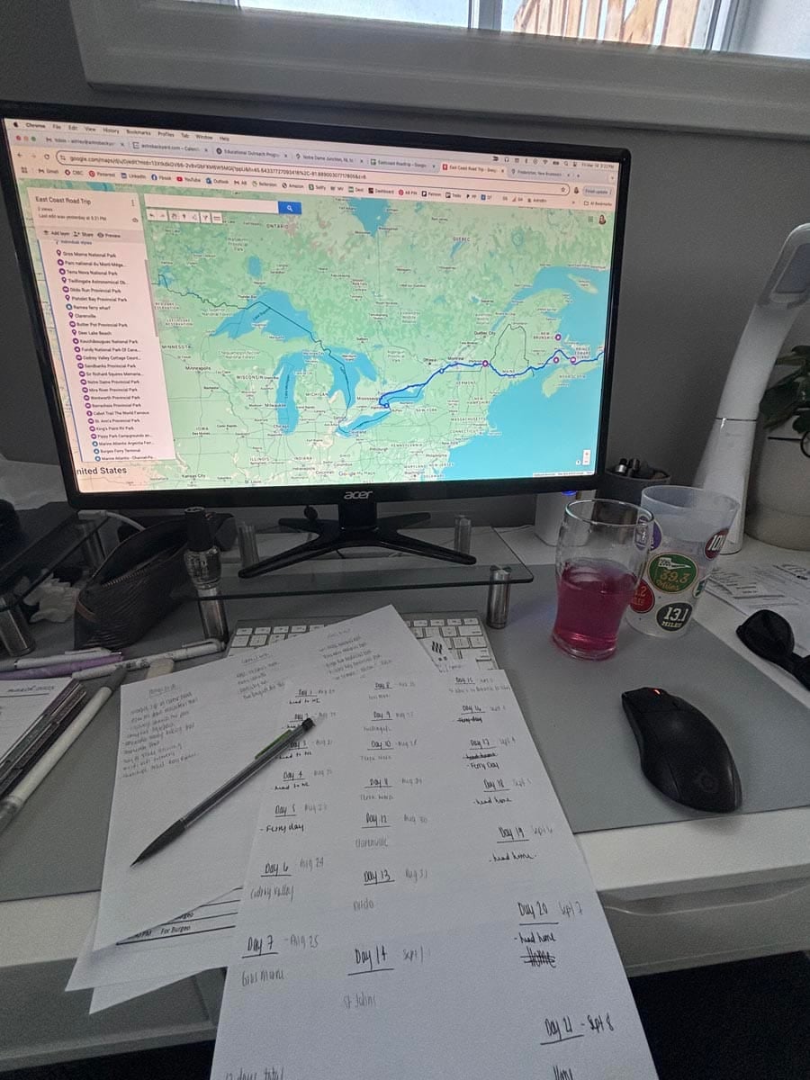 Planning camping trip