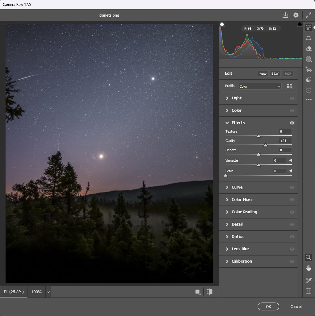 Editing tips in Adobe Camera Raw