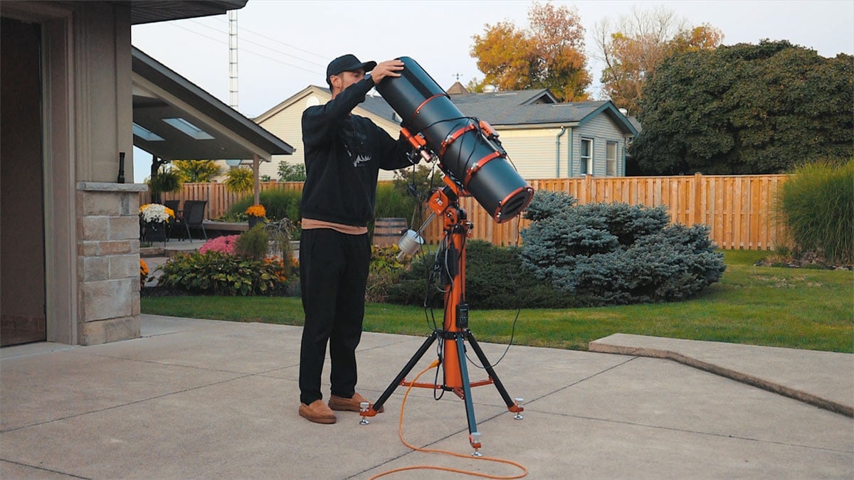 my backyard astrophotography setup