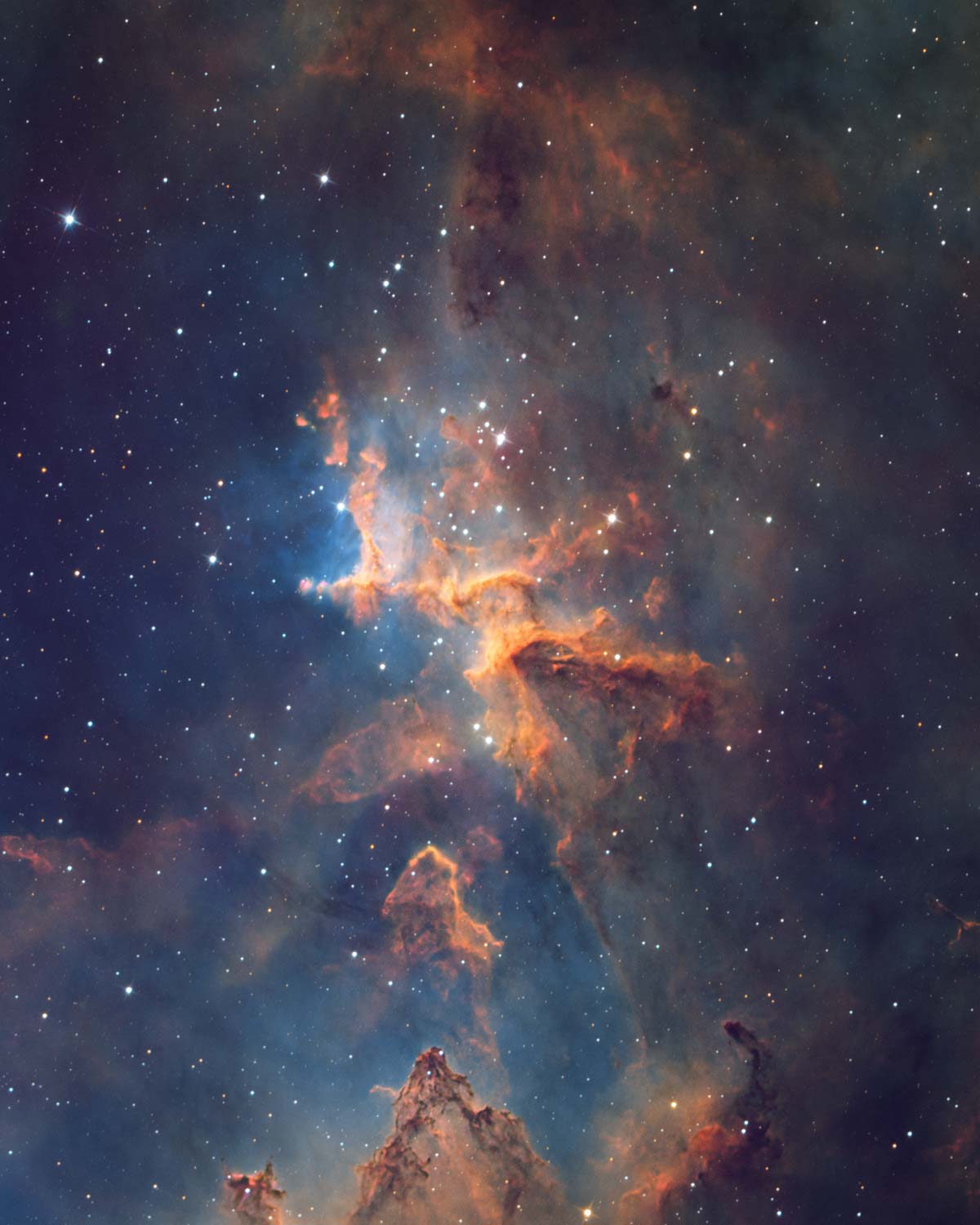 Melotte 15 open star cluster