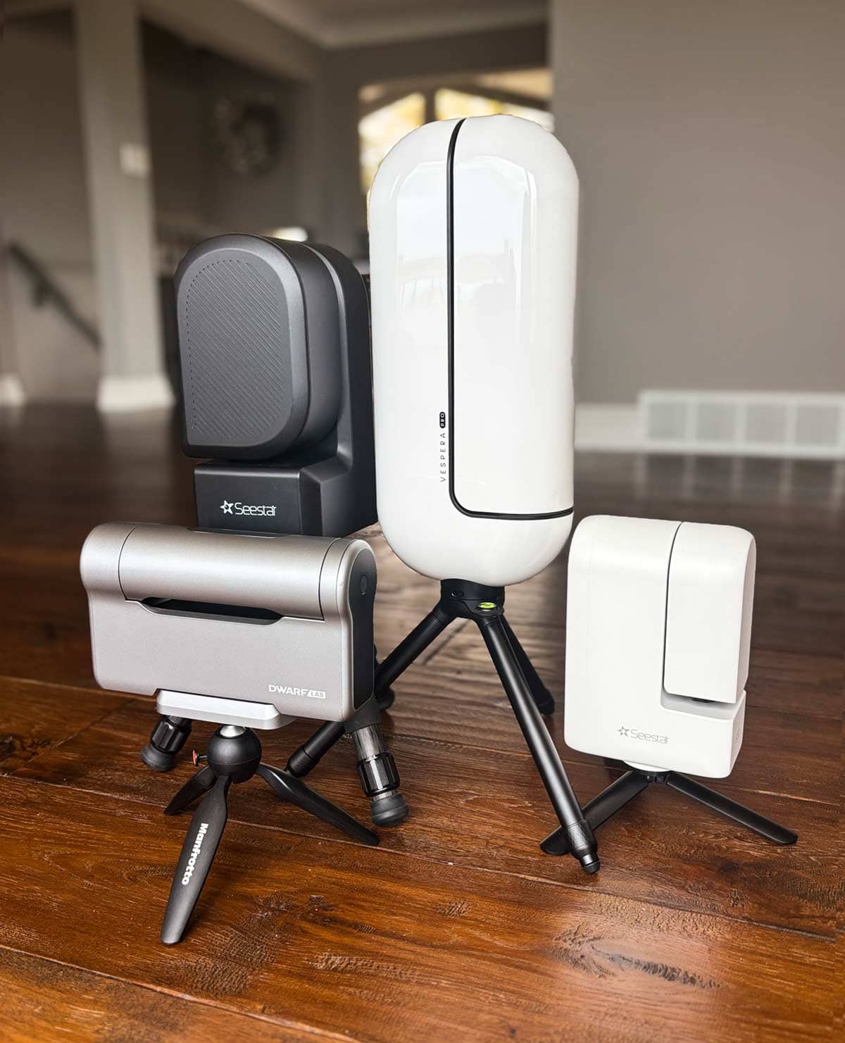 Comparing the sizes of popular smart telescopes