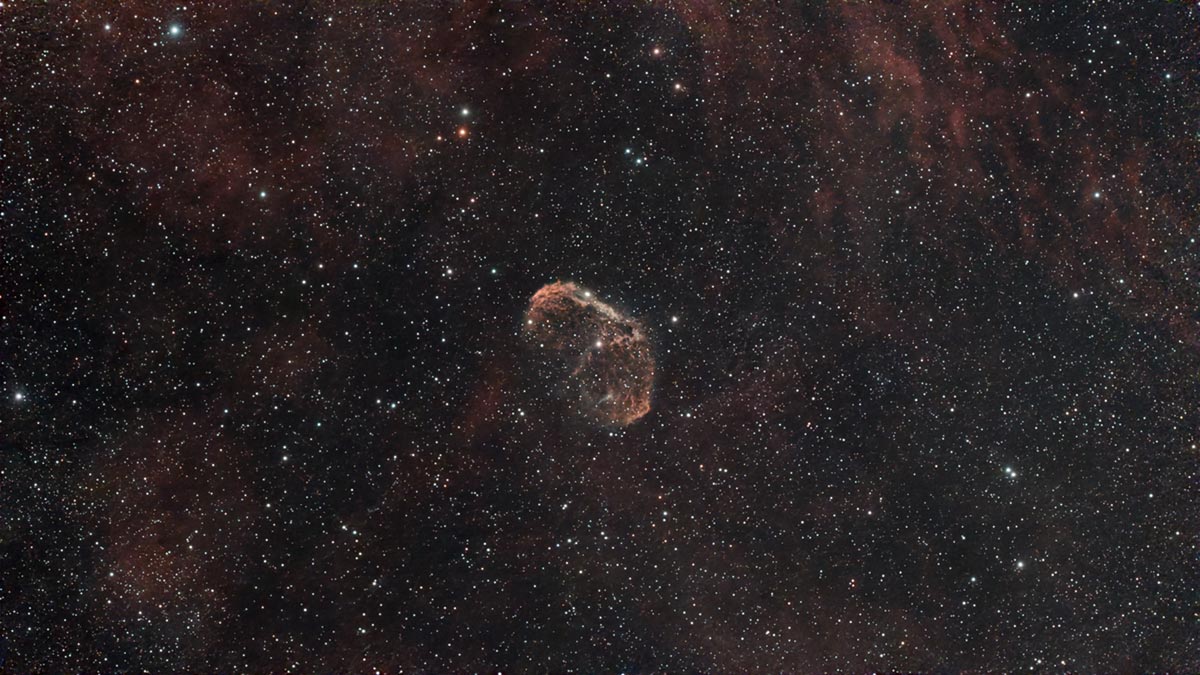 astrophotography example image using the DWARF mini