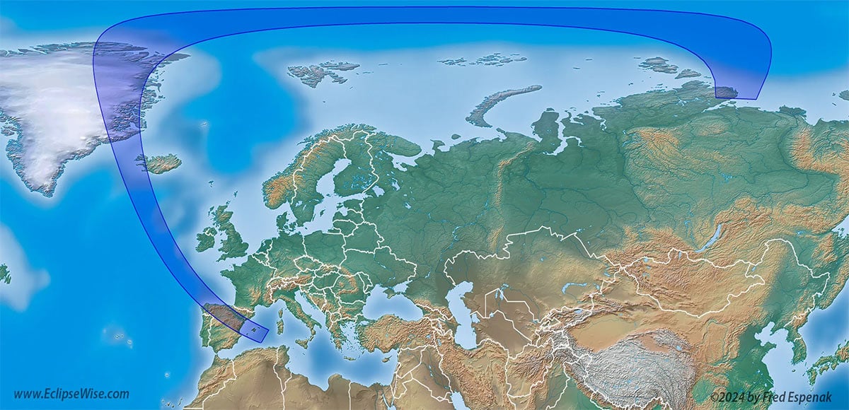 solar eclipse path Spain 2026