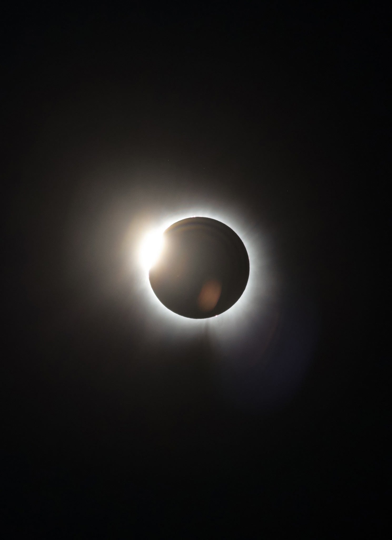 A total solar eclipse