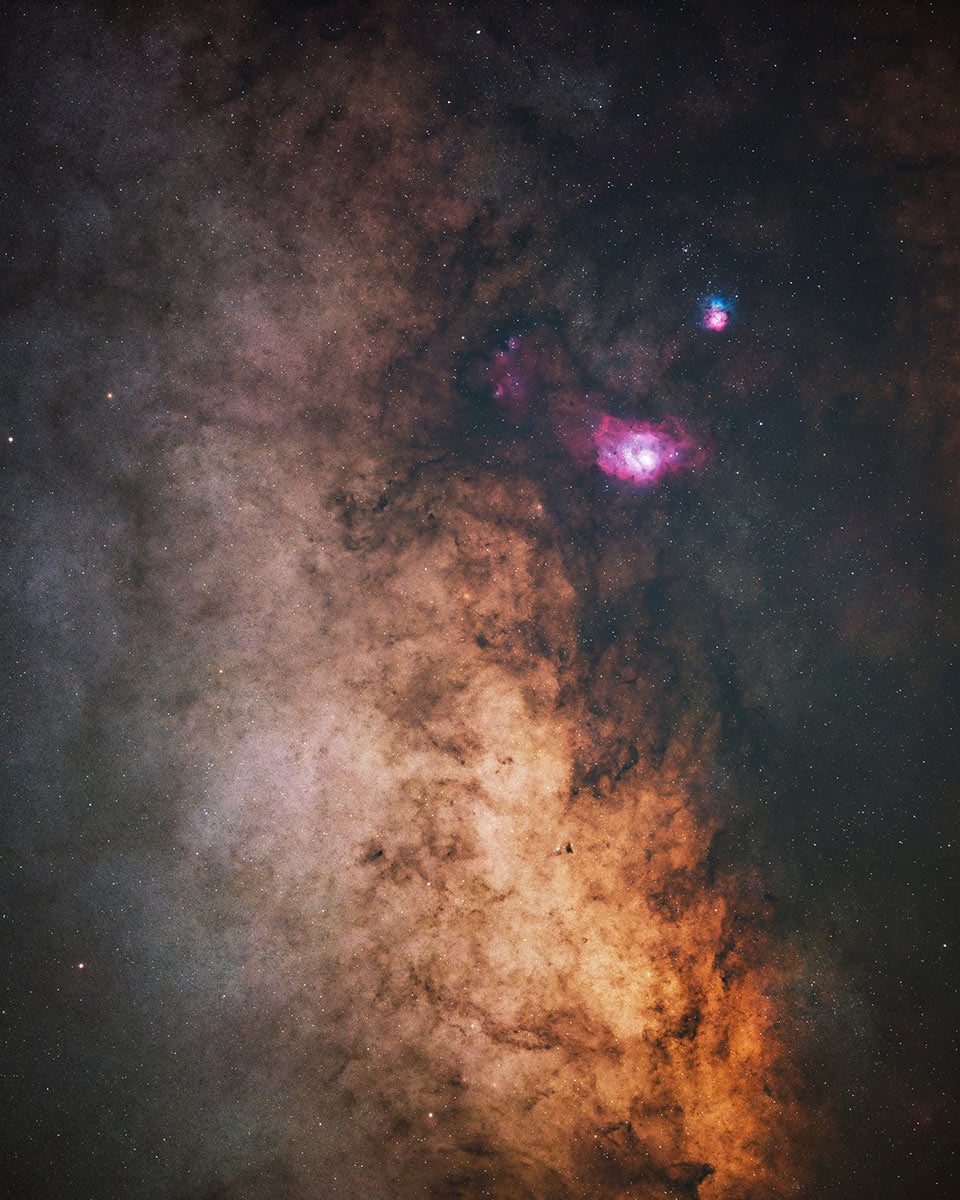 Milky Way core in Sagittarius