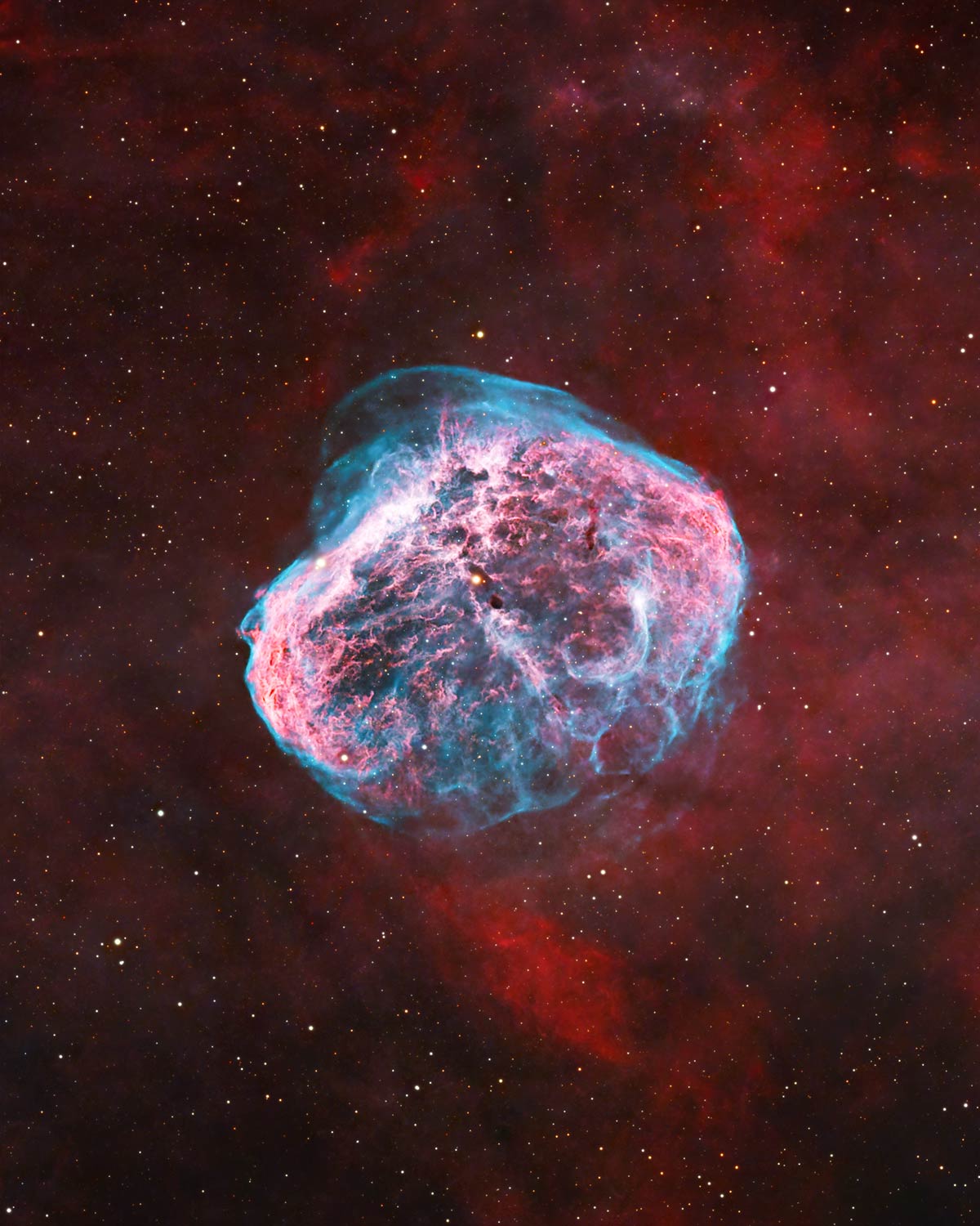 Crescent Nebula with the Askar SQA130