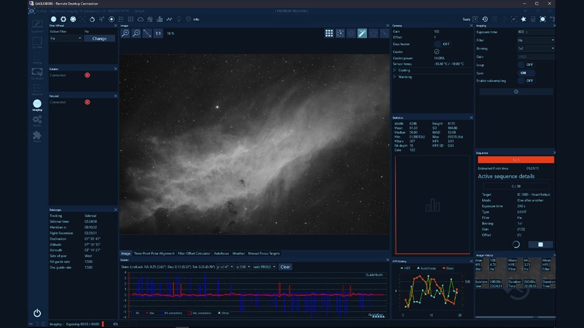 NINA software